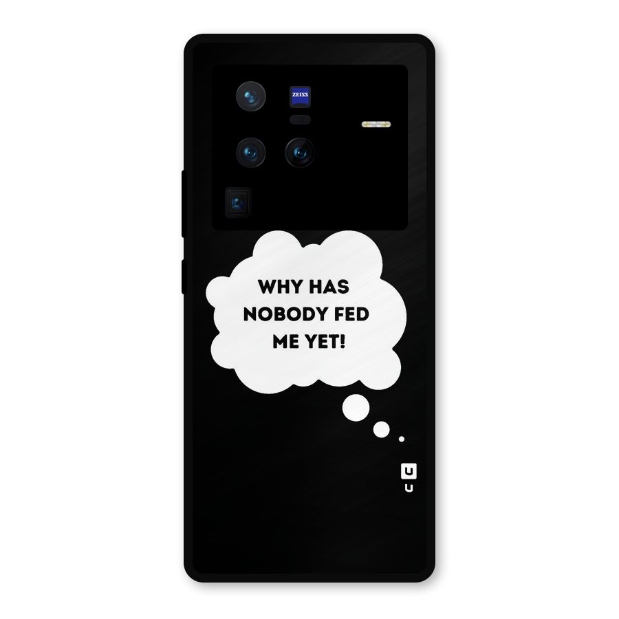 Why No Food Yet Metal Back Case for Vivo X80 Pro