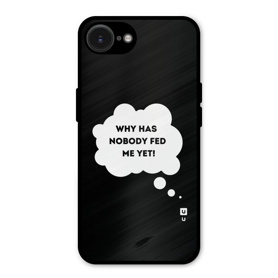 Why No Food Yet Metal Back Case for iPhone 16e