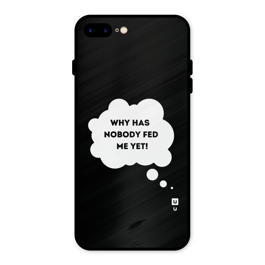 Why No Food Yet Metal Back Case for iPhone 8 Plus