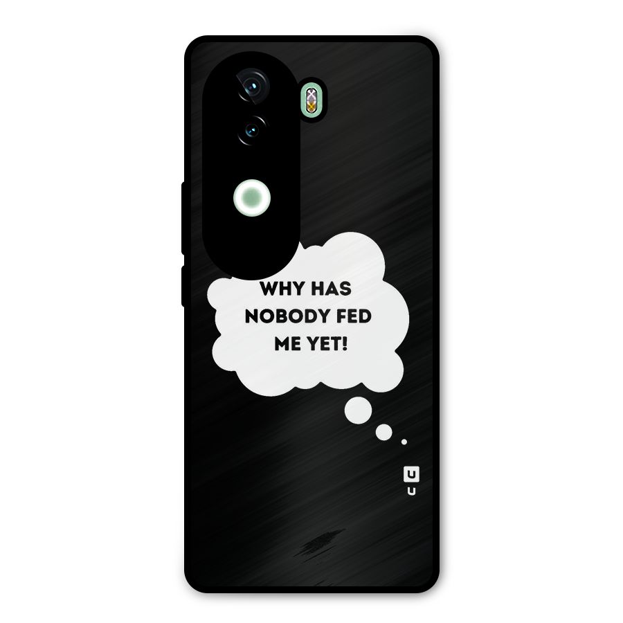 Why No Food Yet Metal Back Case for iQOO Z9s