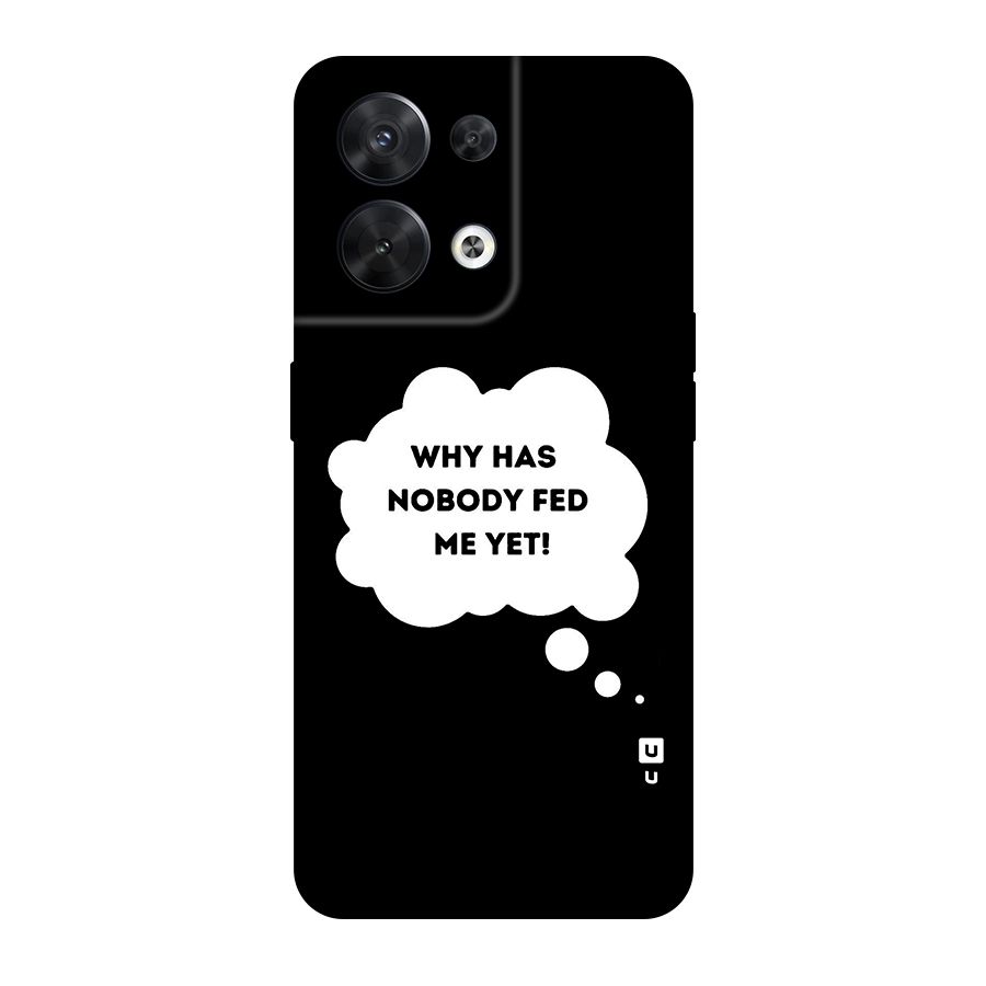 Why No Food Yet Original Polycarbonate Back Case for Oppo Reno8 5G