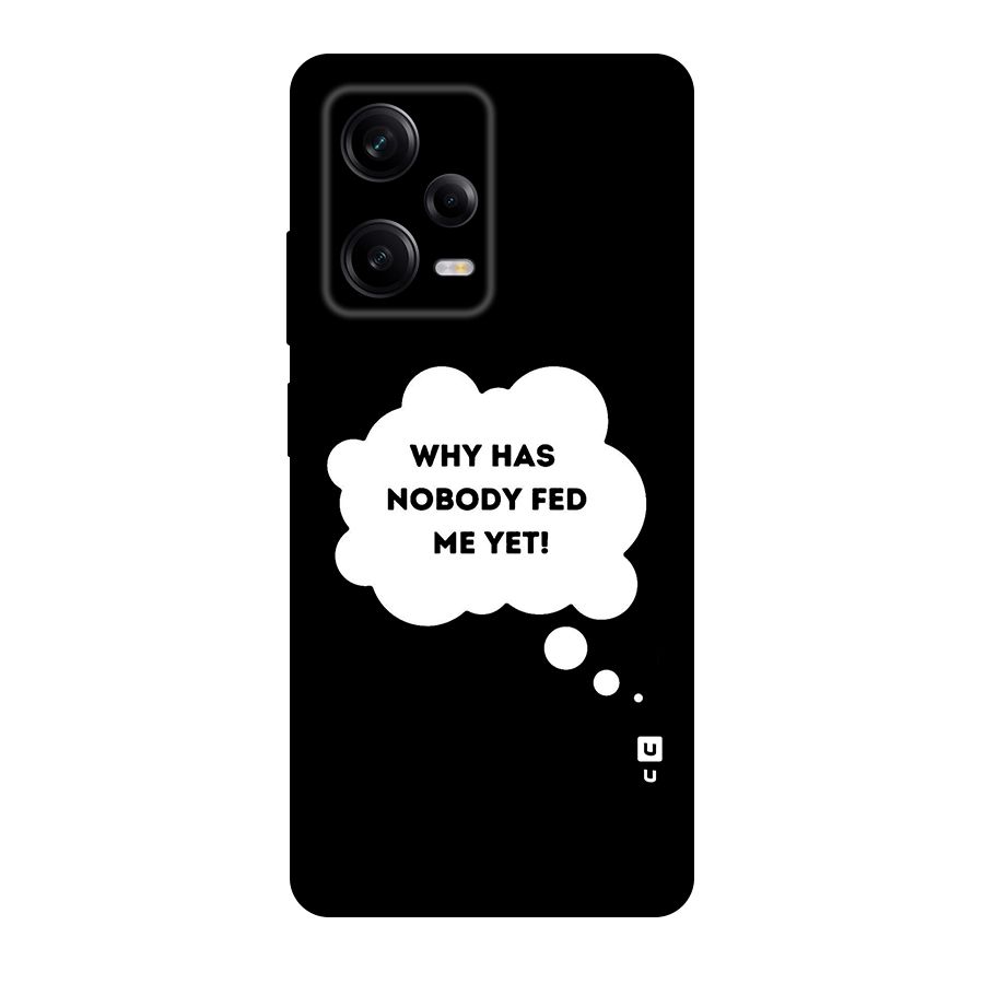 Why No Food Yet Original Polycarbonate Back Case for Redmi Note 12 Pro