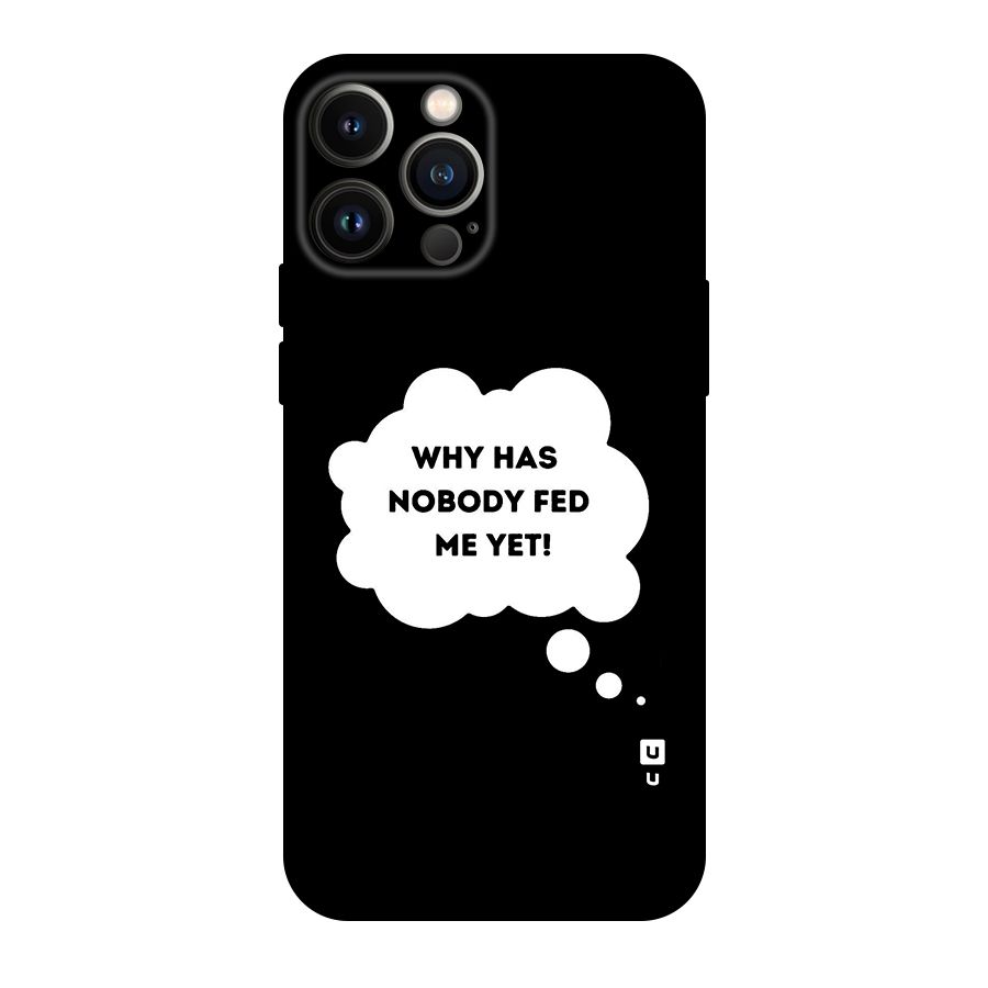Why No Food Yet Original Polycarbonate Back Case for iPhone 13 Pro Max