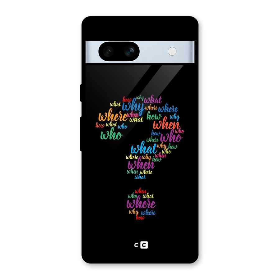 Why When Where How Glass Back Case for Google Pixel 7a