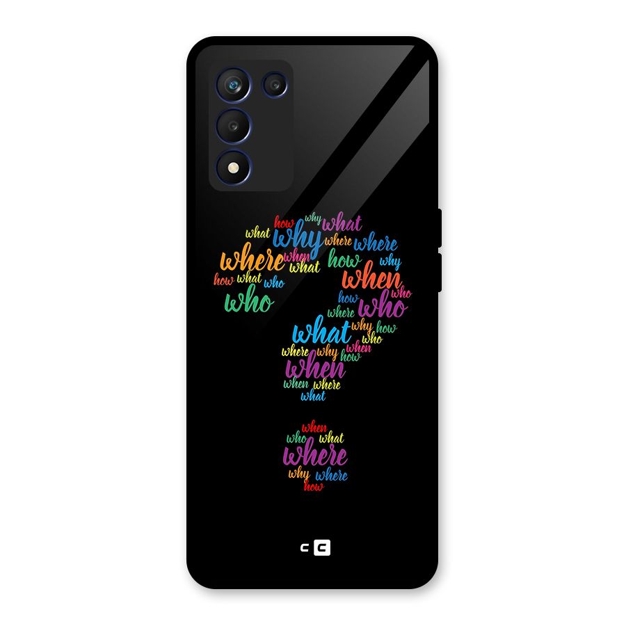 Why When Where How Glass Back Case for Realme 9 5G Speed