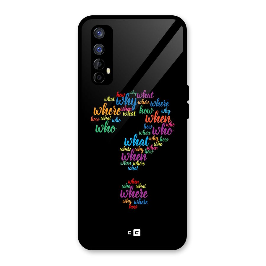 Why When Where How Glass Back Case for Realme Narzo 20 Pro