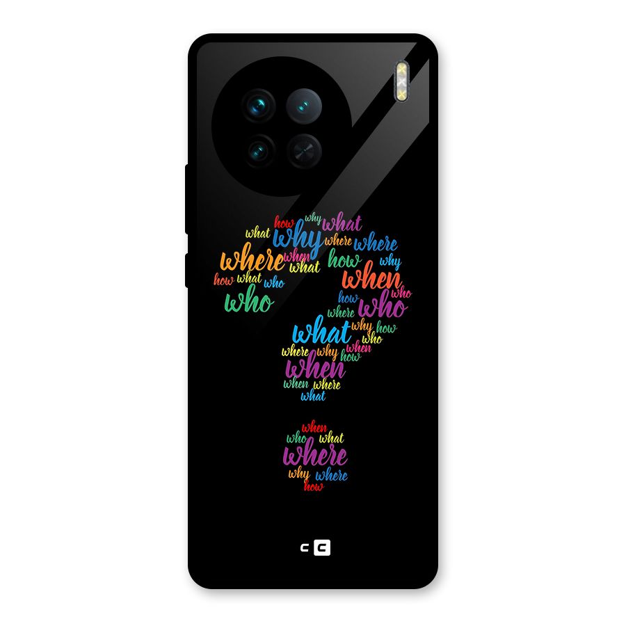 Why When Where How Glass Back Case for Vivo X90