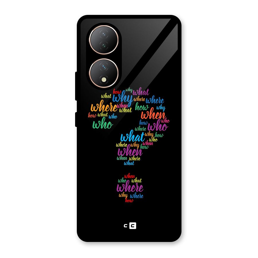 Why When Where How Glass Back Case for Vivo Y100A