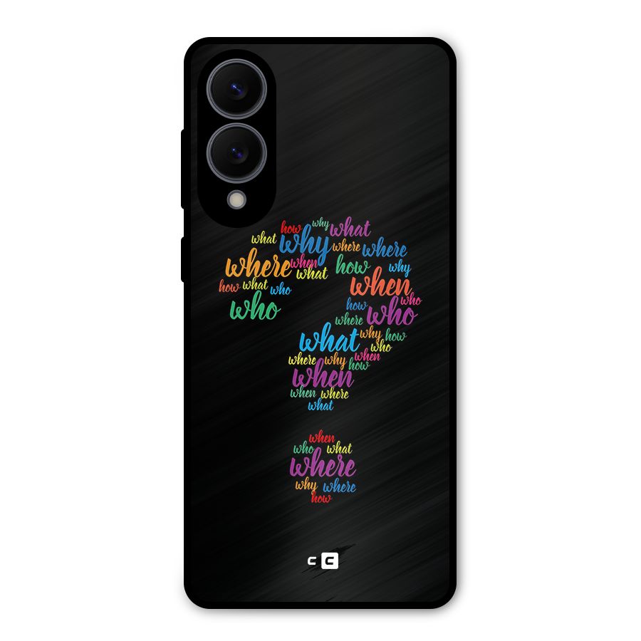 Why When Where How Metal Back Case for Galaxy S25 Edge