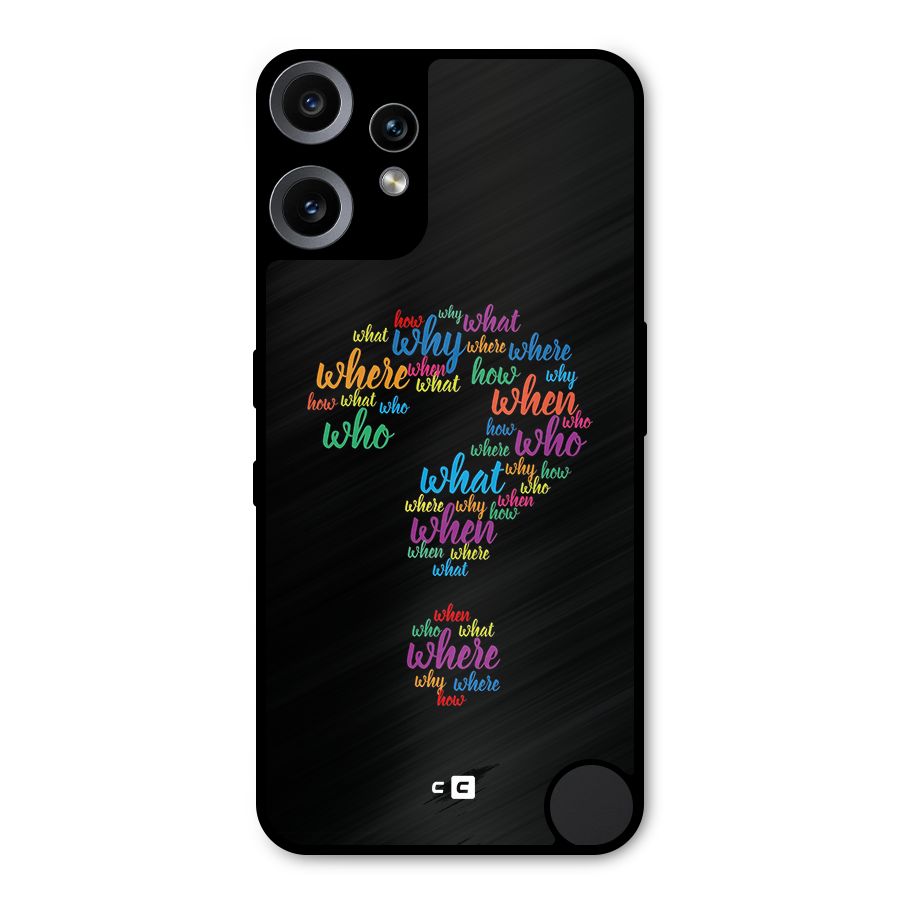 Why When Where How Metal Back Case for Nothing CMF Phone 2 Pro
