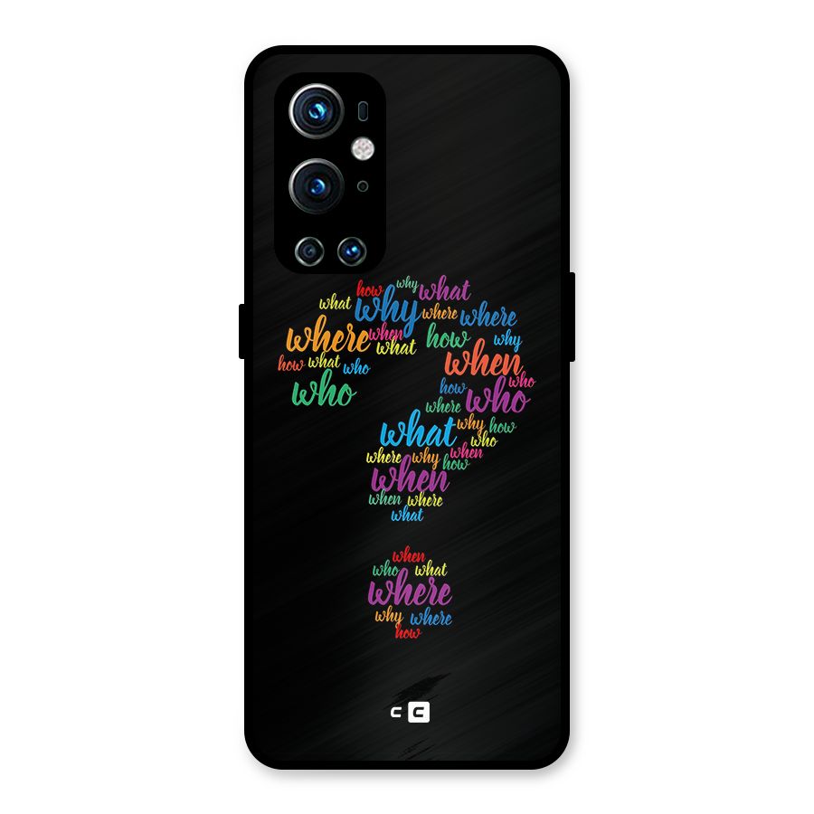 Why When Where How Metal Back Case for OnePlus 9 Pro
