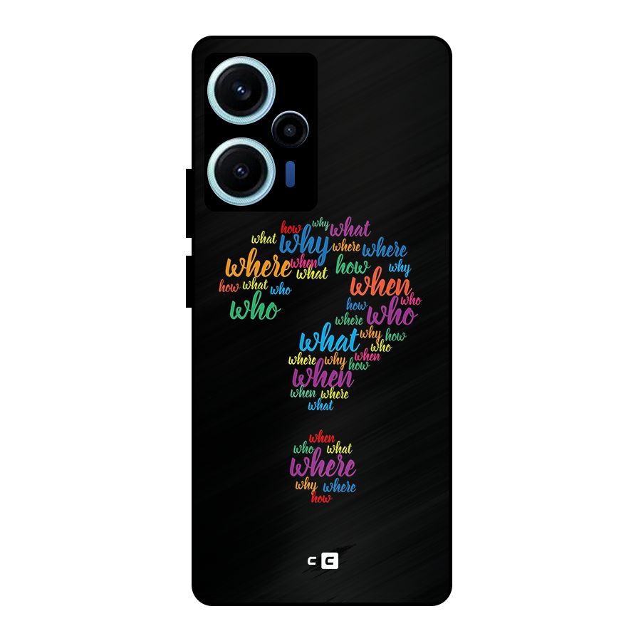 Why When Where How Metal Back Case for Poco F5