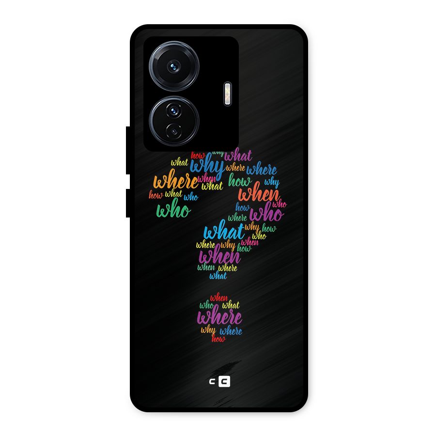 Why When Where How Metal Back Case for Vivo T1 Pro