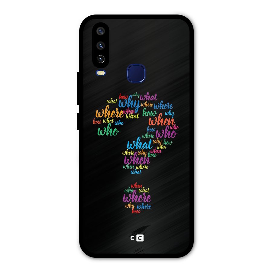 Why When Where How Metal Back Case for Vivo V17
