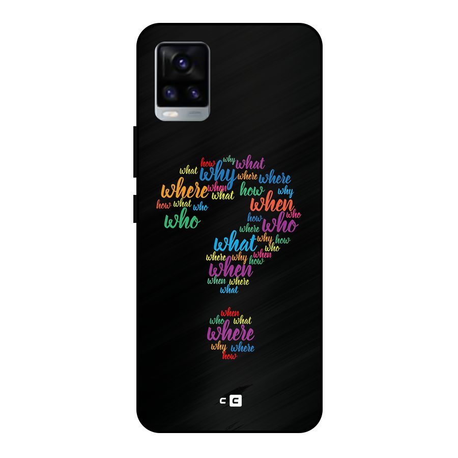 Why When Where How Metal Back Case for Vivo V20 2021