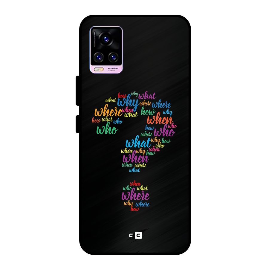 Why When Where How Metal Back Case for Vivo V20 Pro