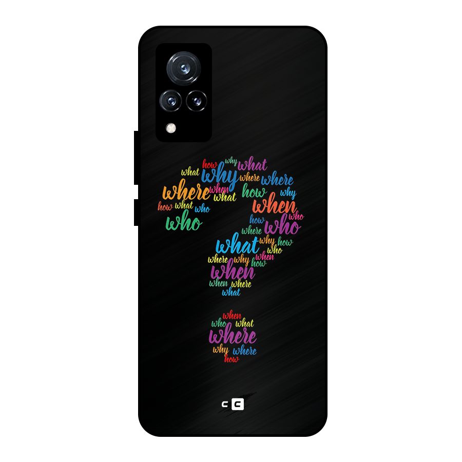 Why When Where How Metal Back Case for Vivo V21 5G
