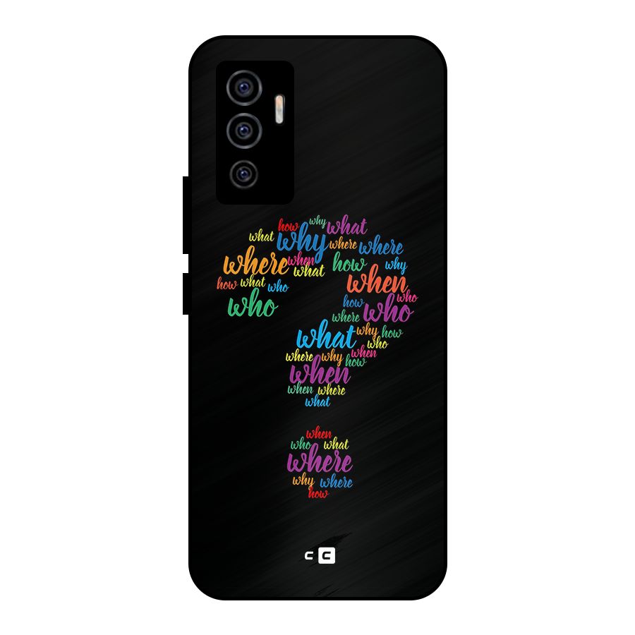 Why When Where How Metal Back Case for Vivo V23e