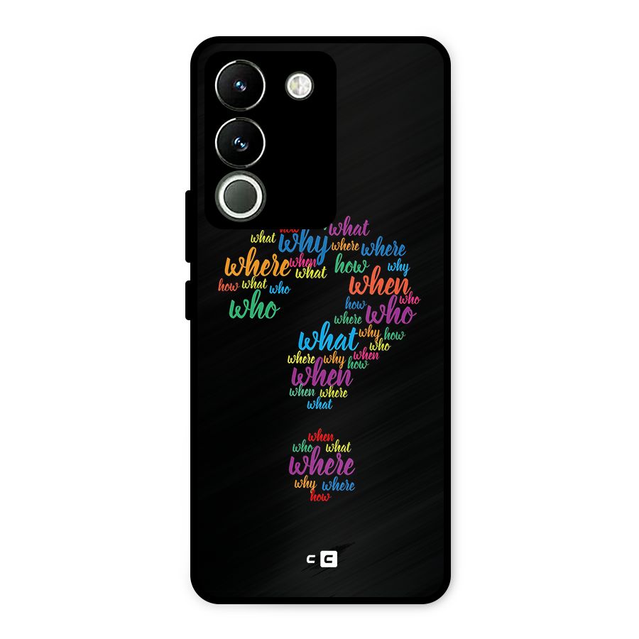 Why When Where How Metal Back Case for Vivo Y200
