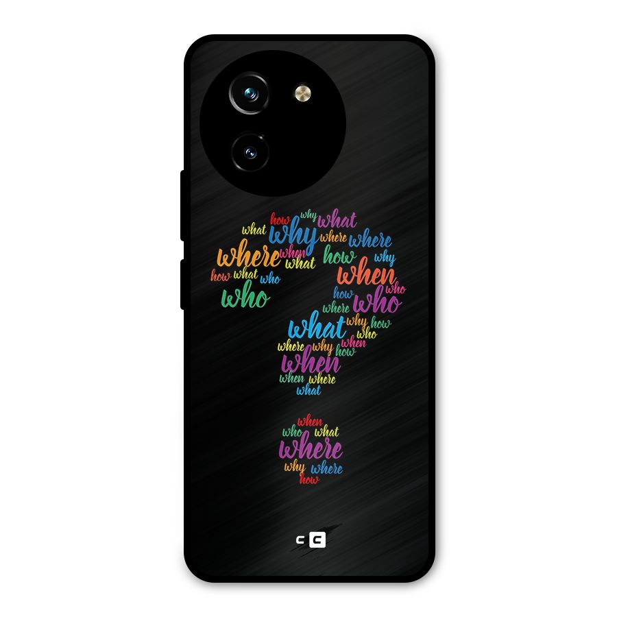 Why When Where How Metal Back Case for Vivo Y200i