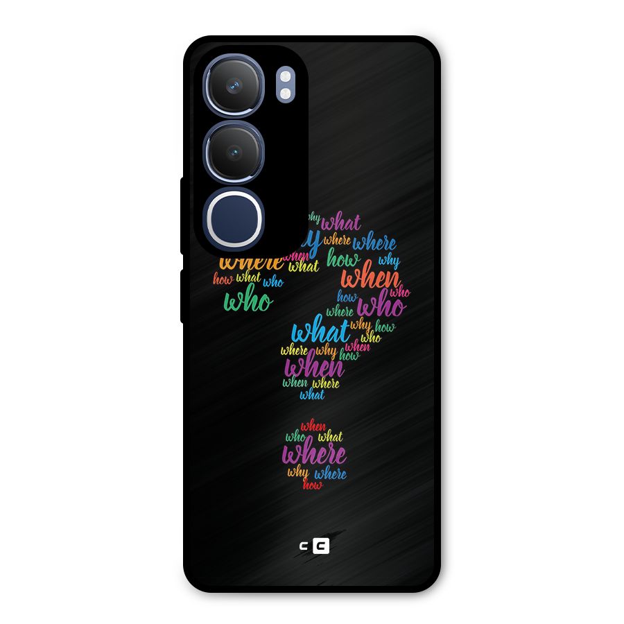 Why When Where How Metal Back Case for Vivo Y29