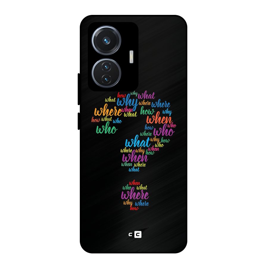 Why When Where How Metal Back Case for iQOO Z6 44W