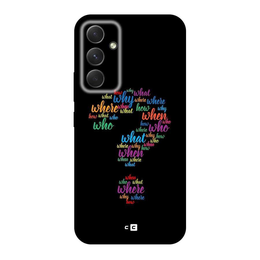 Why When Where How Original Polycarbonate Back Case for Galaxy A54