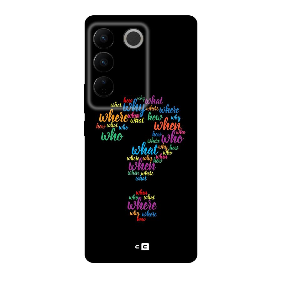 Why When Where How Original Polycarbonate Back Case for Vivo V27