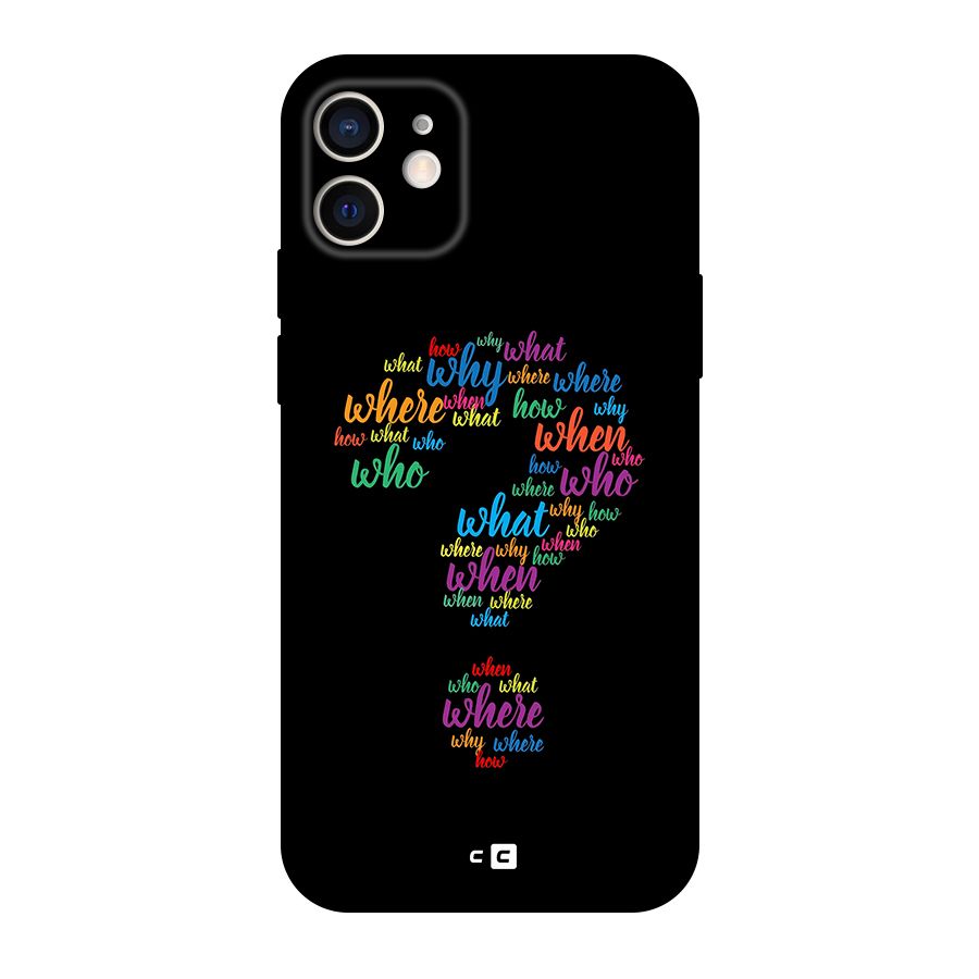 Why When Where How Original Polycarbonate Back Case for iPhone 12