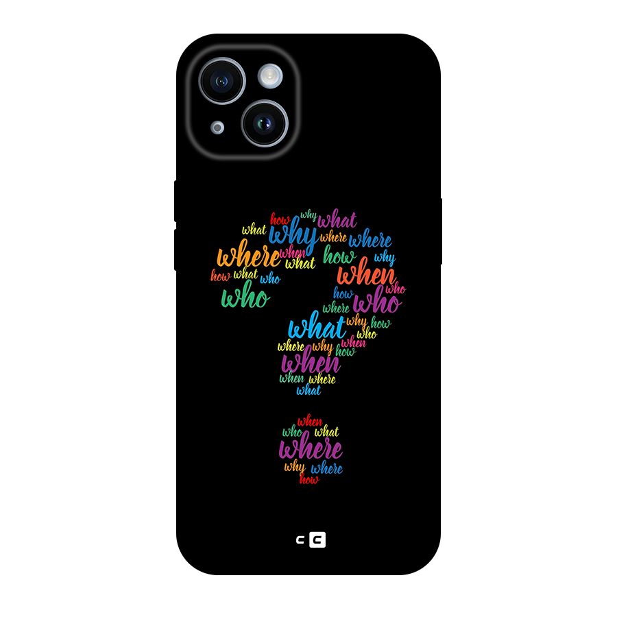 Why When Where How Original Polycarbonate Back Case for iPhone 14