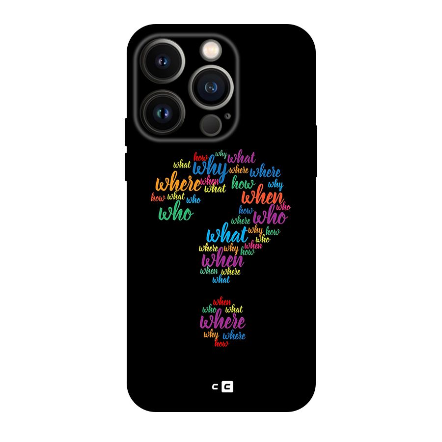 Why When Where How Original Polycarbonate Back Case for iPhone 14 Pro