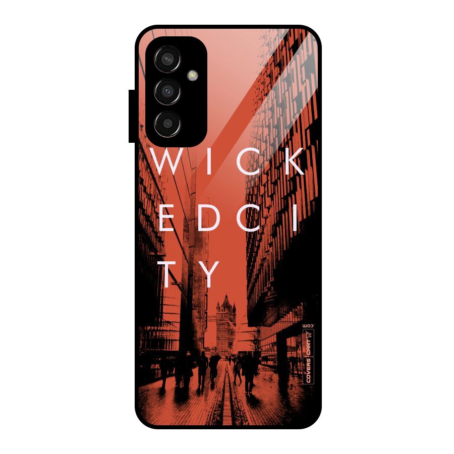 Wicked City Glass Back Case for Galaxy F13