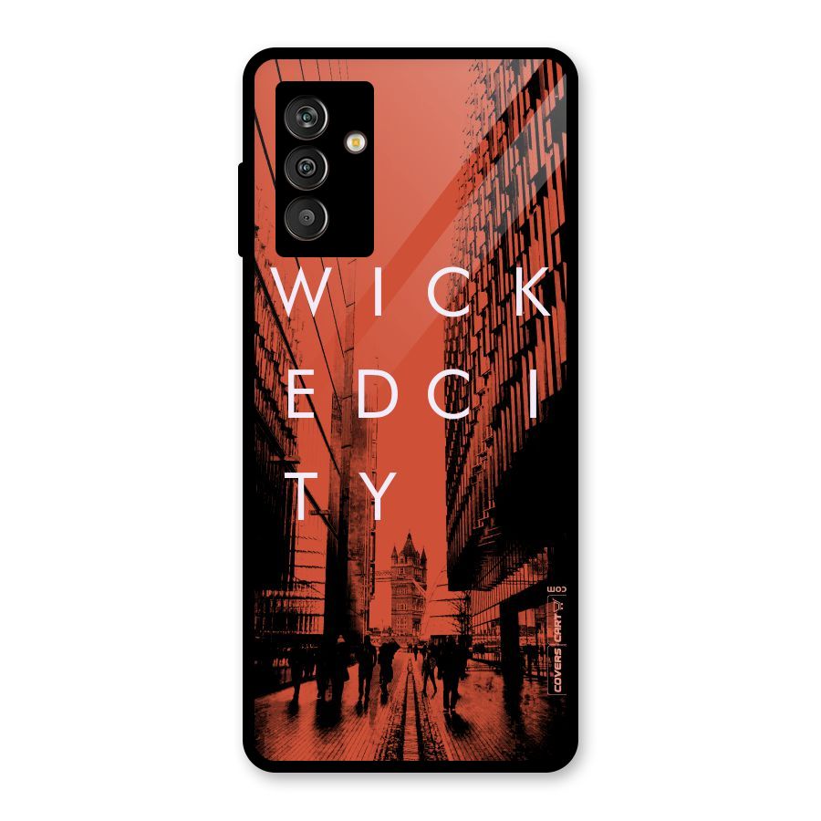 Wicked City Glass Back Case for Galaxy M13