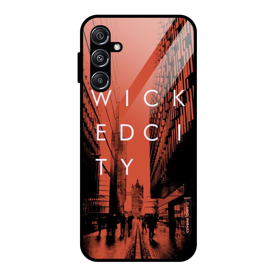 Wicked City Glass Back Case for Galaxy M34 5G