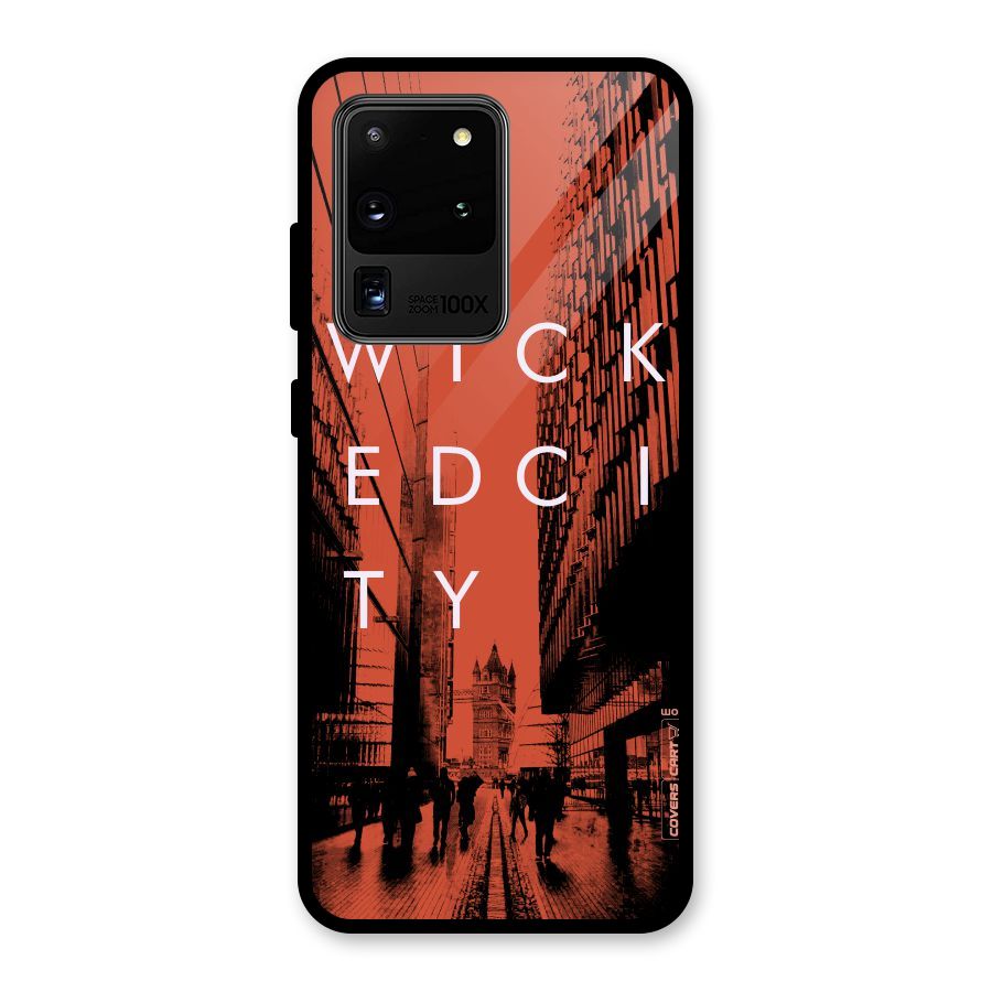 Wicked City Glass Back Case for Galaxy S20 Ultra