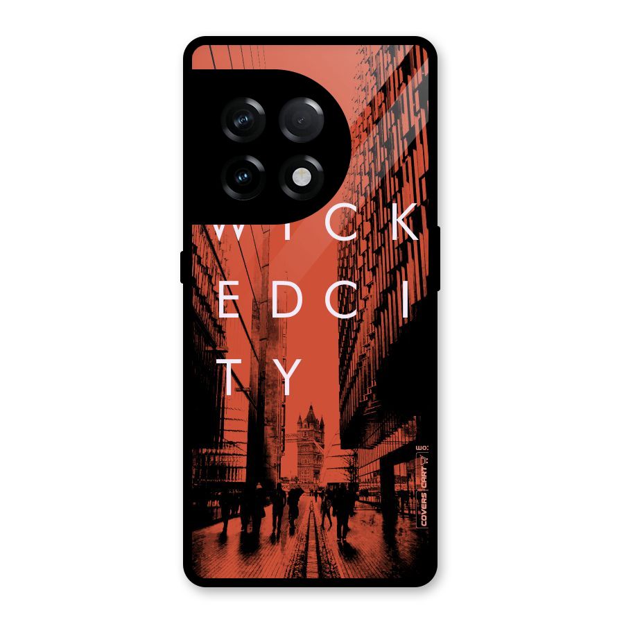 Wicked City Glass Back Case for OnePlus 11R