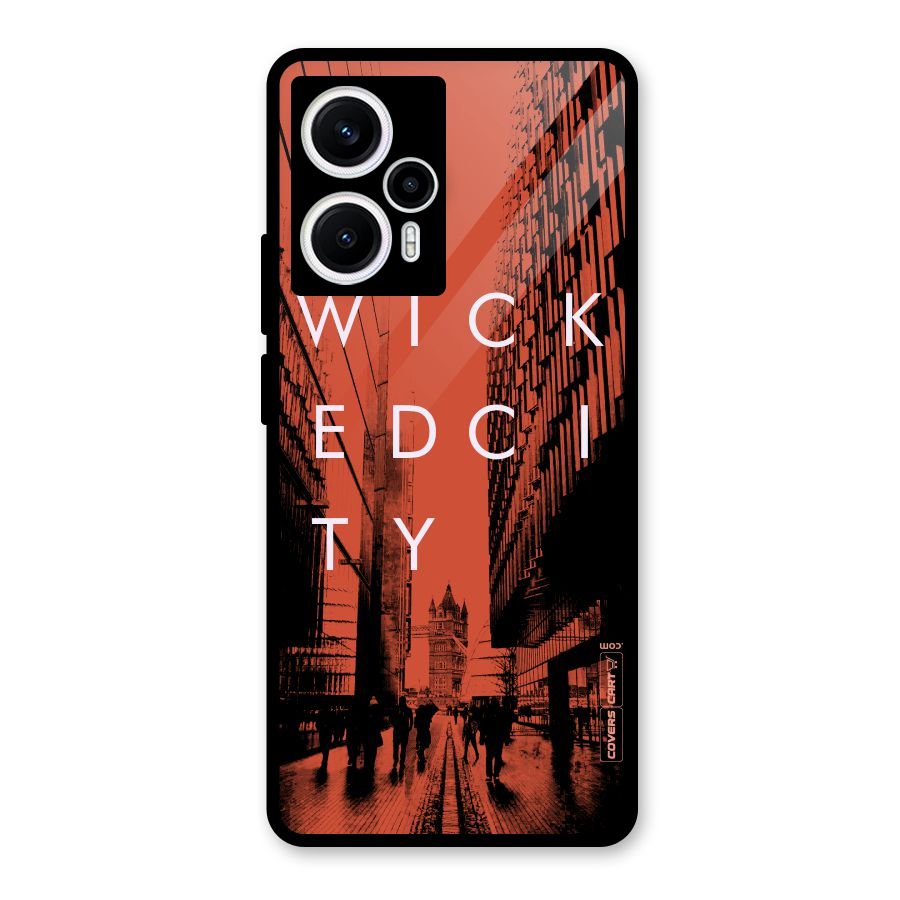 Wicked City Glass Back Case for Poco F5