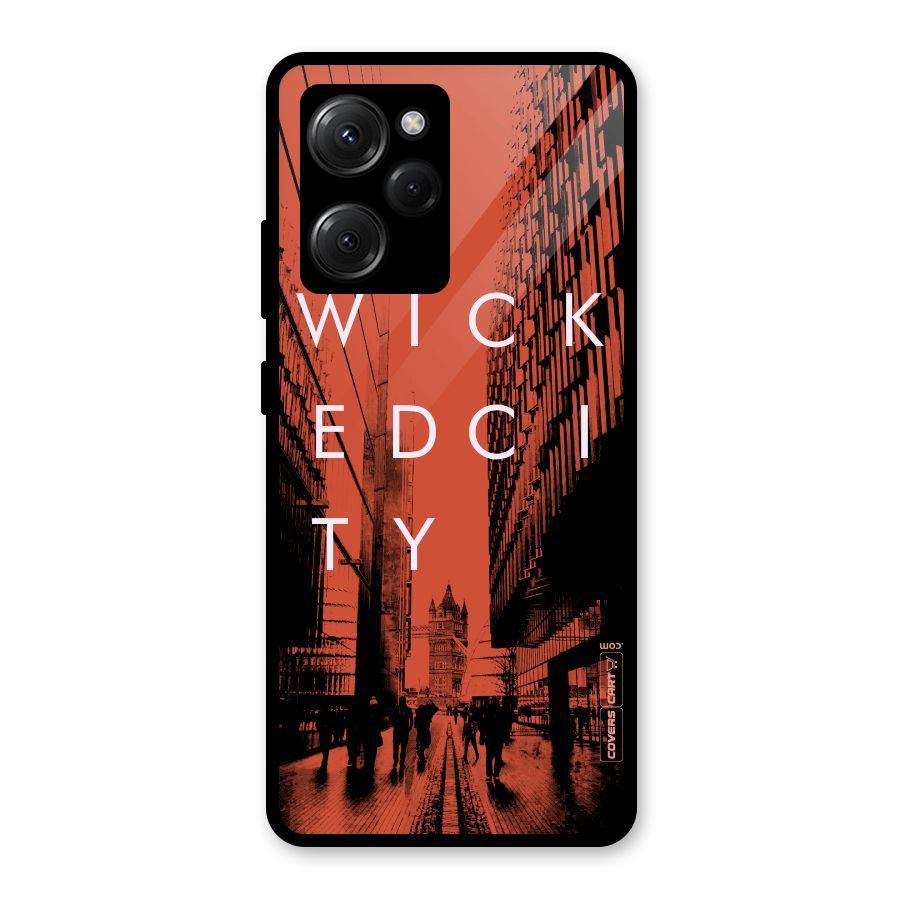 Wicked City Glass Back Case for Poco X5 Pro