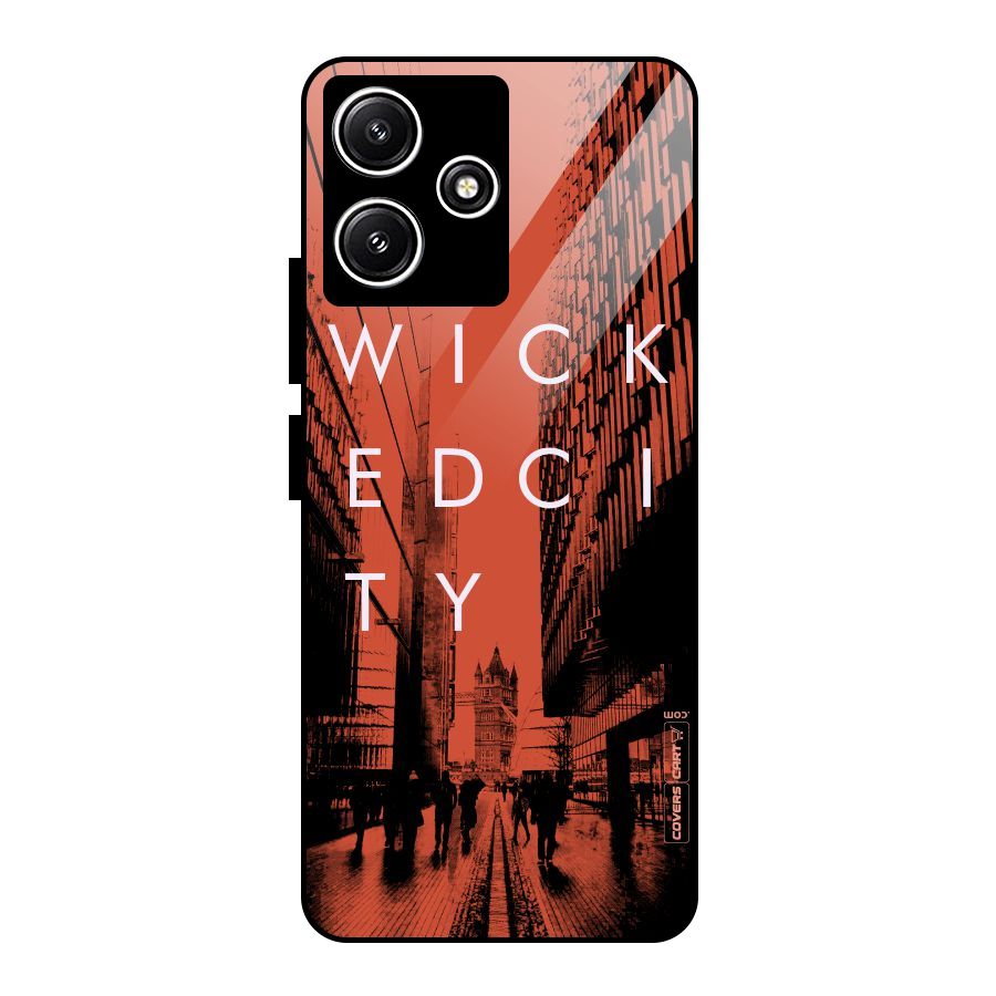 Wicked City Glass Back Case for Redmi 12 5G