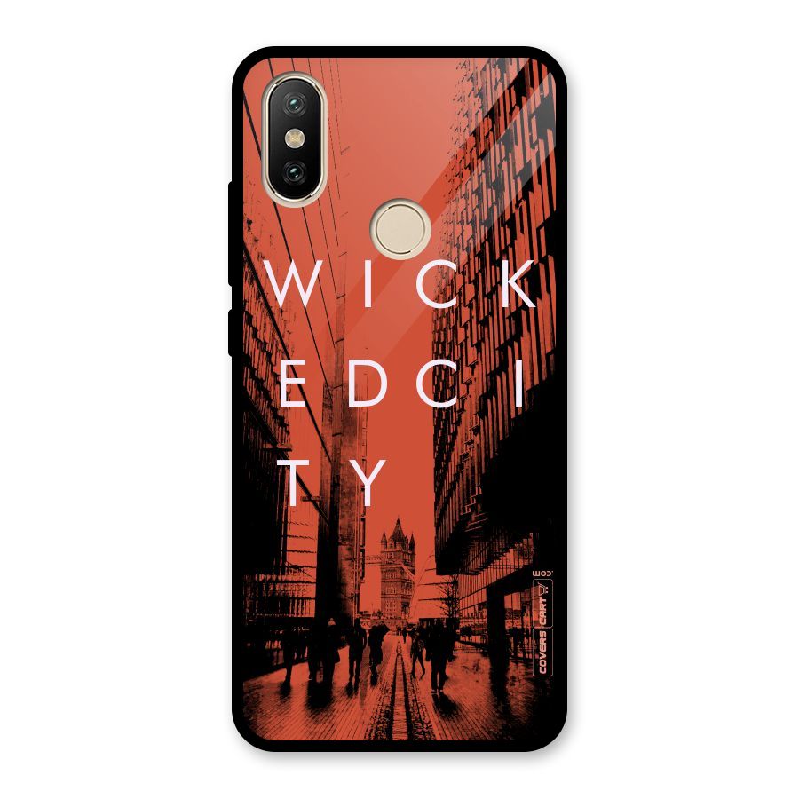 Wicked City Glass Back Case for Redmi A2