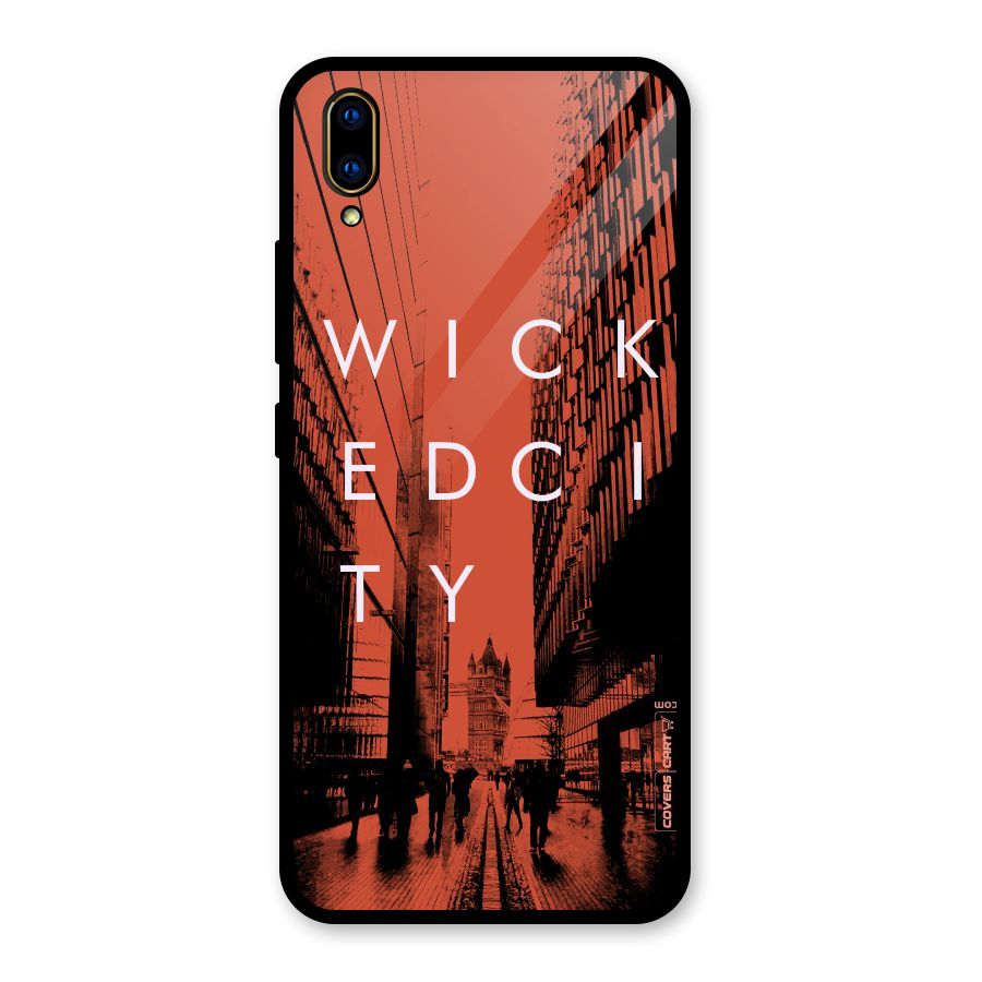 Wicked City Glass Back Case for Vivo V11 Pro