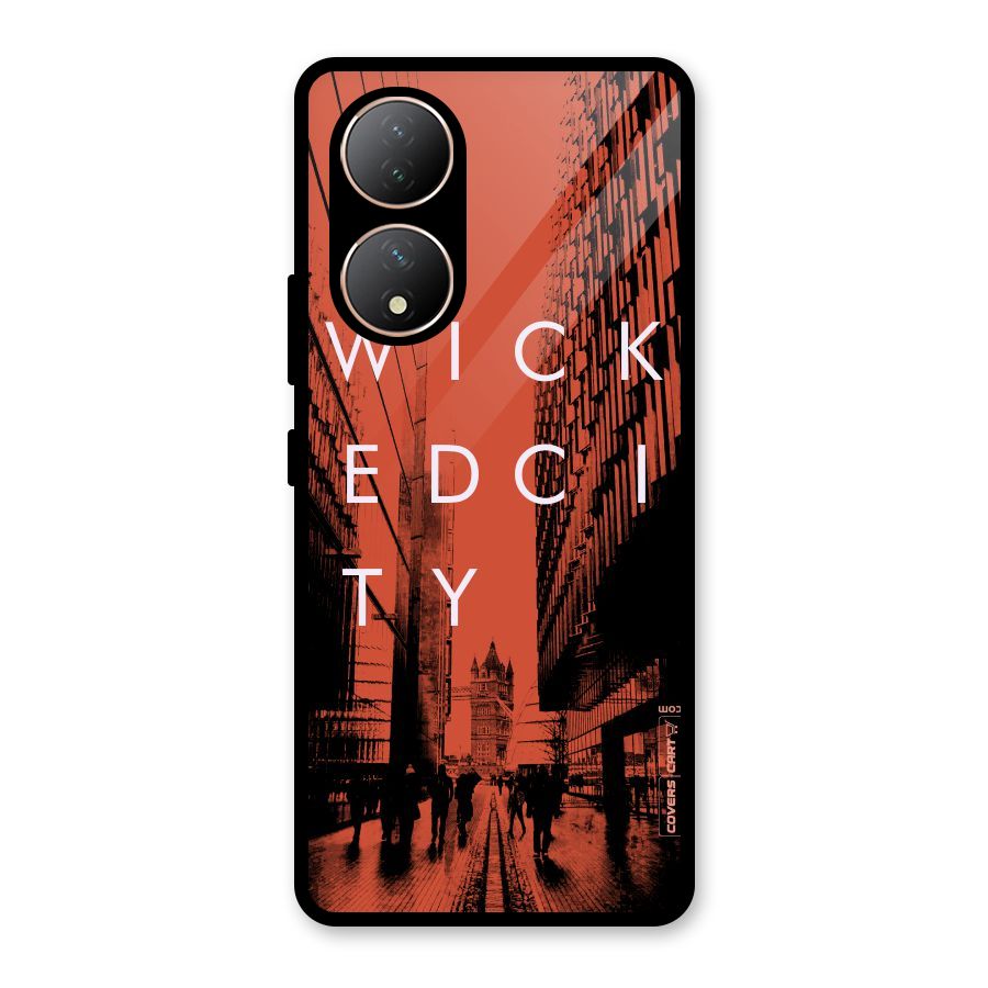 Wicked City Glass Back Case for Vivo Y100A