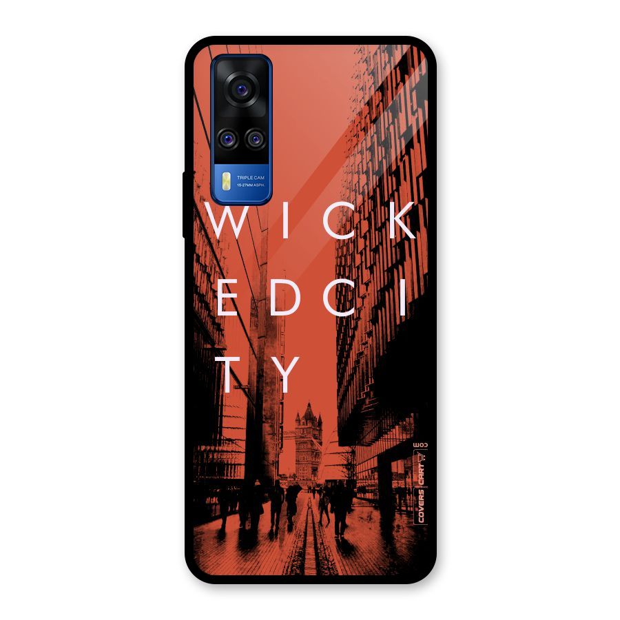 Wicked City Glass Back Case for Vivo Y31