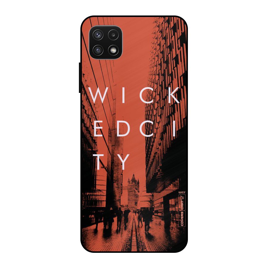Wicked City Metal Back Case for Galaxy A22 5G
