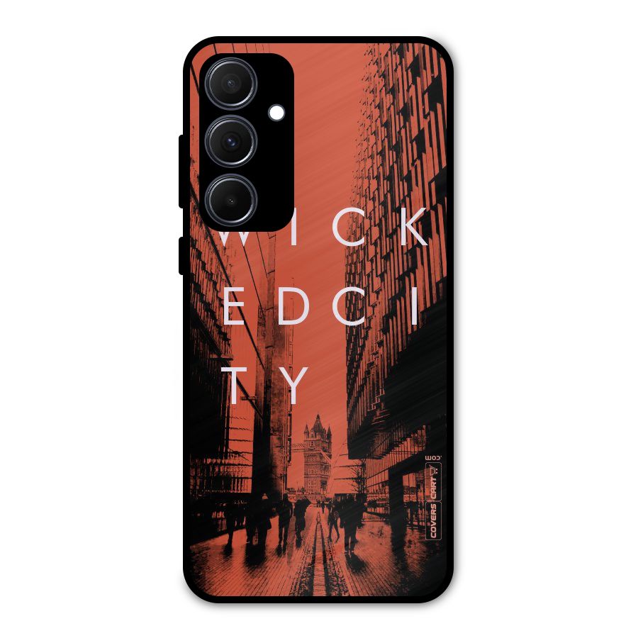 Wicked City Metal Back Case for Galaxy A35
