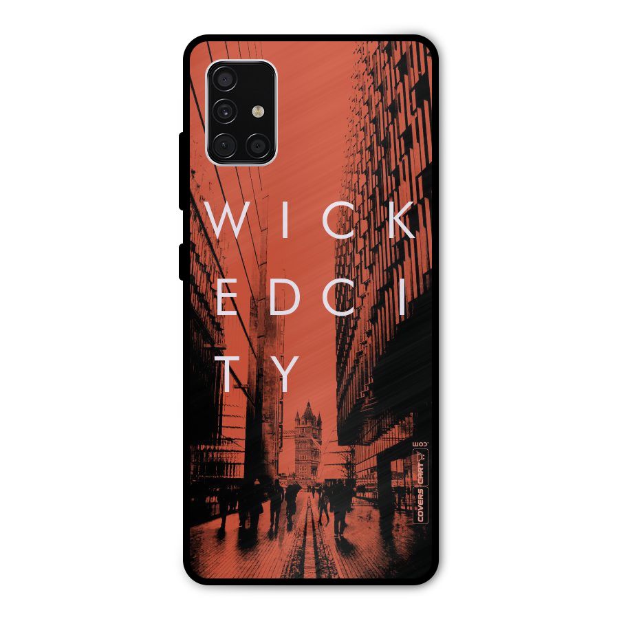 Wicked City Metal Back Case for Galaxy A51