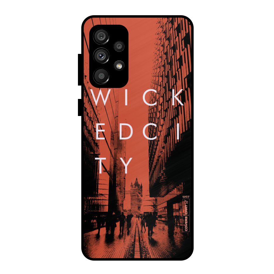 Wicked City Metal Back Case for Galaxy A73 5G