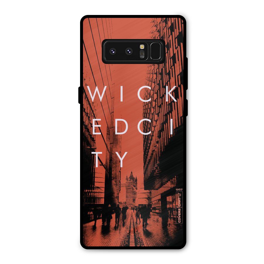 Wicked City Metal Back Case for Galaxy Note 8