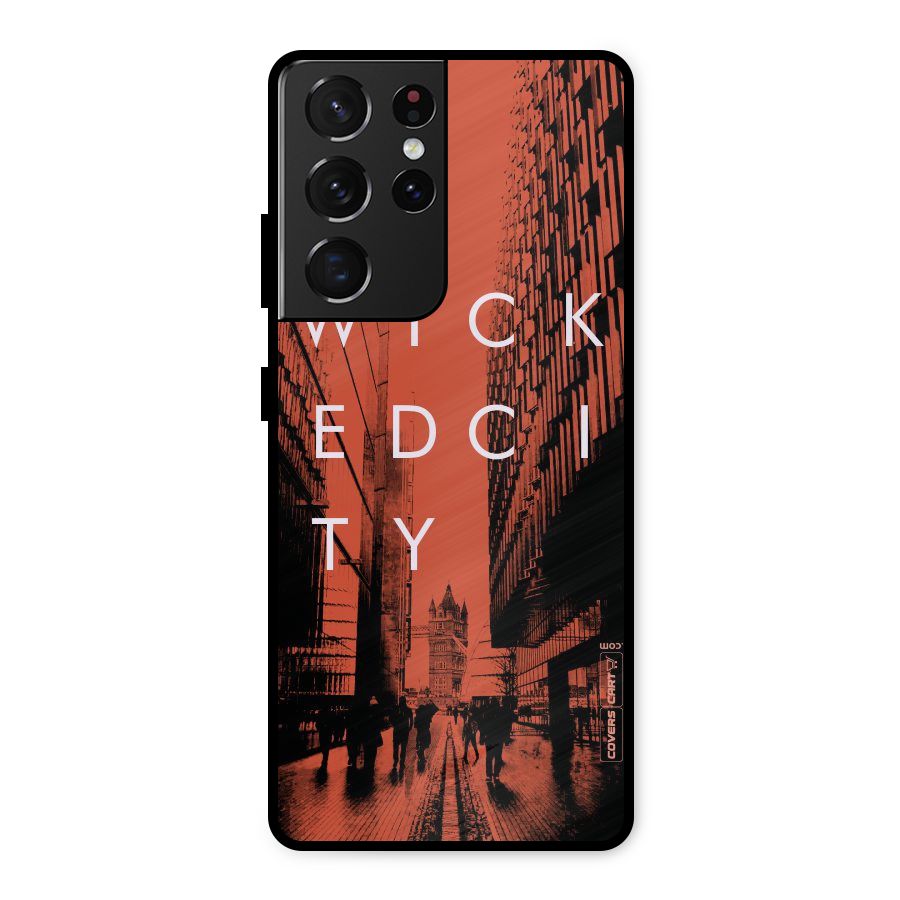 Wicked City Metal Back Case for Galaxy S21 Ultra 5G