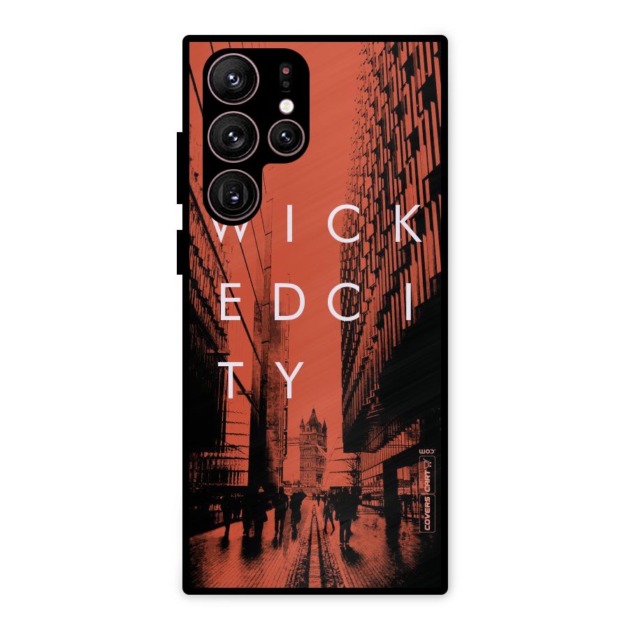 Wicked City Metal Back Case for Galaxy S22 Ultra 5G